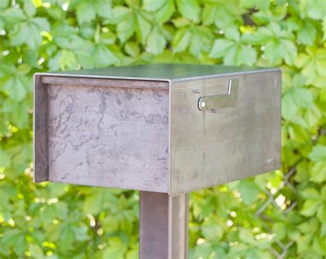 the gibson mailbox custom steel modern metal letter box|mailboxes for sale.